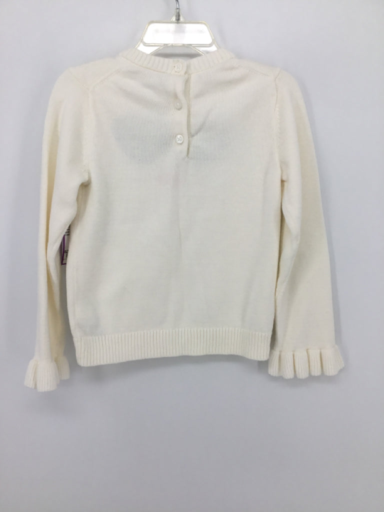 Janie and Jack Child Size 4 Cream Sweater - girls