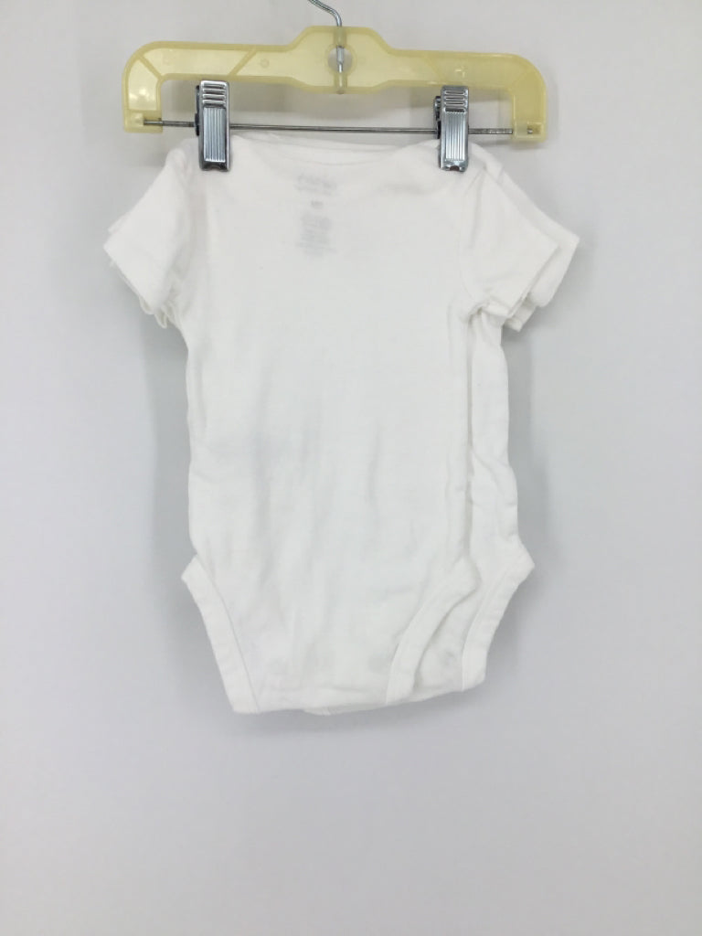 Just One You Made by Carters Child Size 3 Months White Onesie