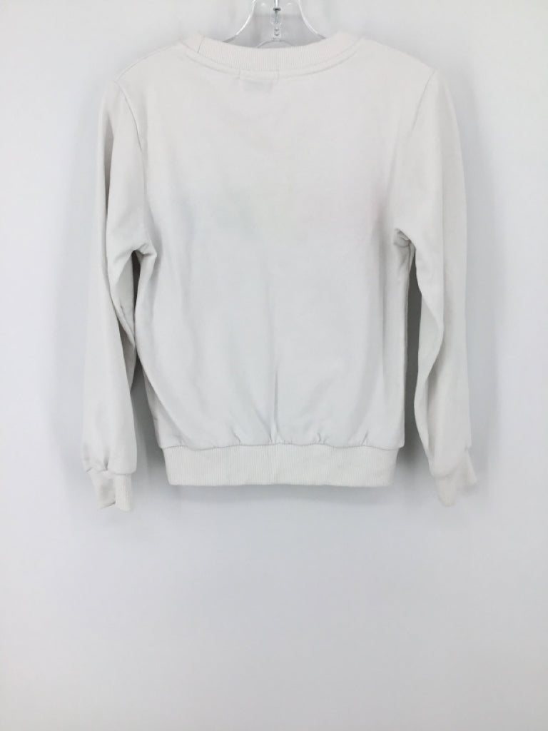 Lola & the Boys Child Size 8 White Sweatshirt - girls