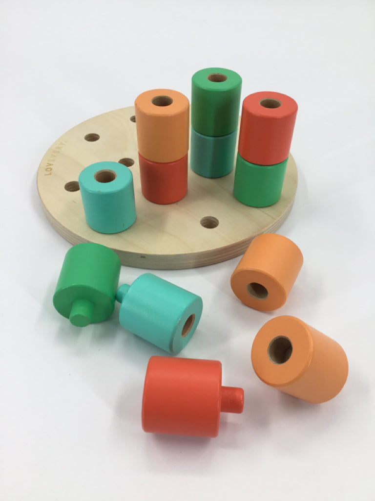 Lovevery Wooden Stacking Peg Board