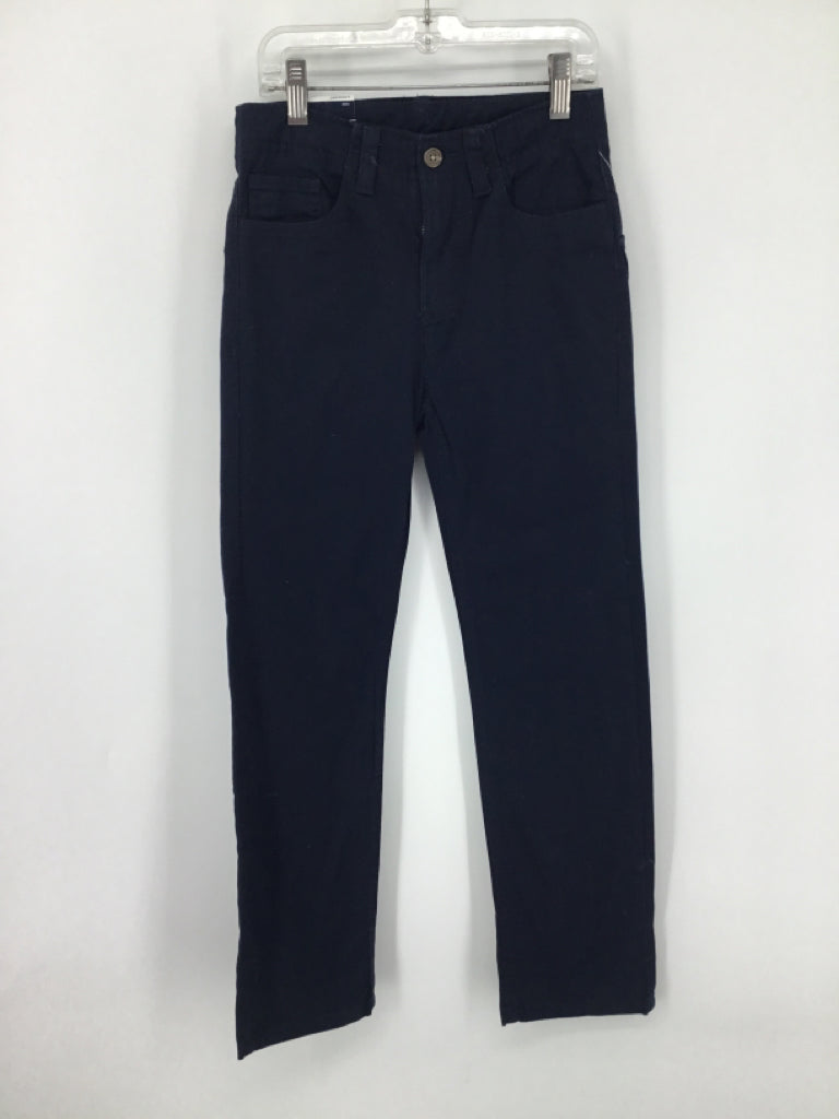 Chaps Child Size 10 Navy Solid Pants - boys