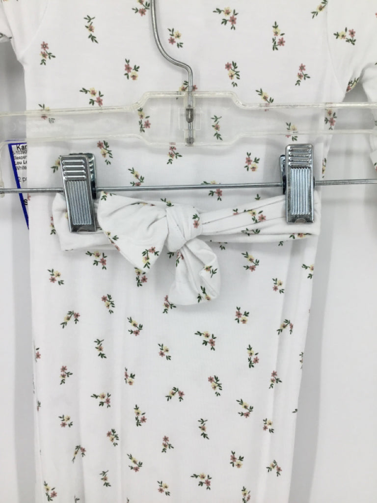 Lou Lou Child Size Newborn White Sleepers