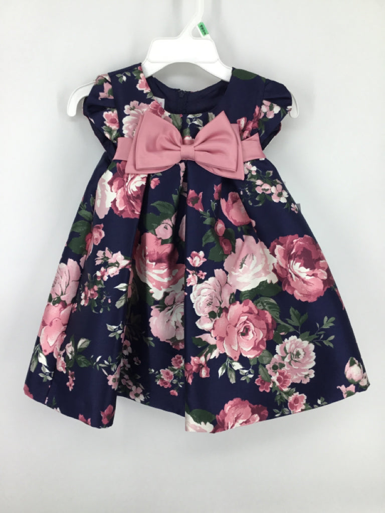 Bonnie Baby Child Size 18 Months Navy Dress - girls
