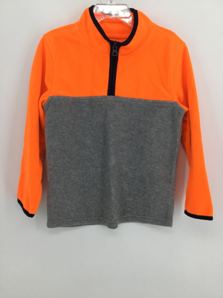 OshKosh B'gosh Child Size 5 Orange Solid Sweatshirt - boys