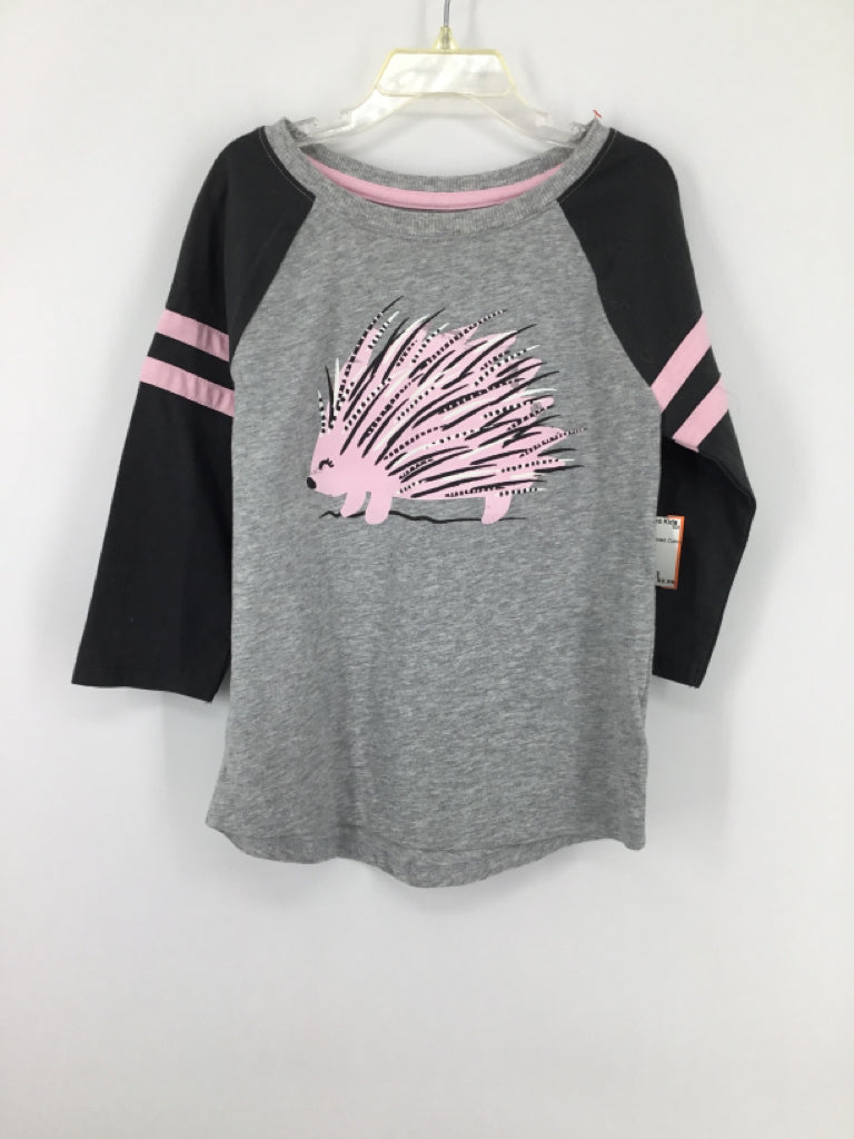 Cat & Jack Child Size 7 Gray T-shirt - girls