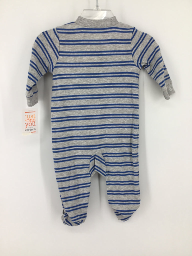 Just One You Made by Carters Child Size 3 Months Gray Sleepers