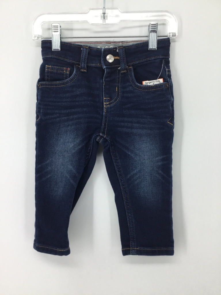Cat & Jack Child Size 12 Months Blue Solid Jeans - boys