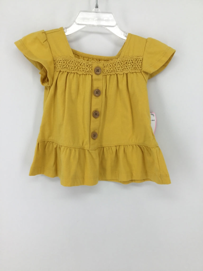 OshKosh B'gosh Child Size 24 Months Yellow Shirt - girls