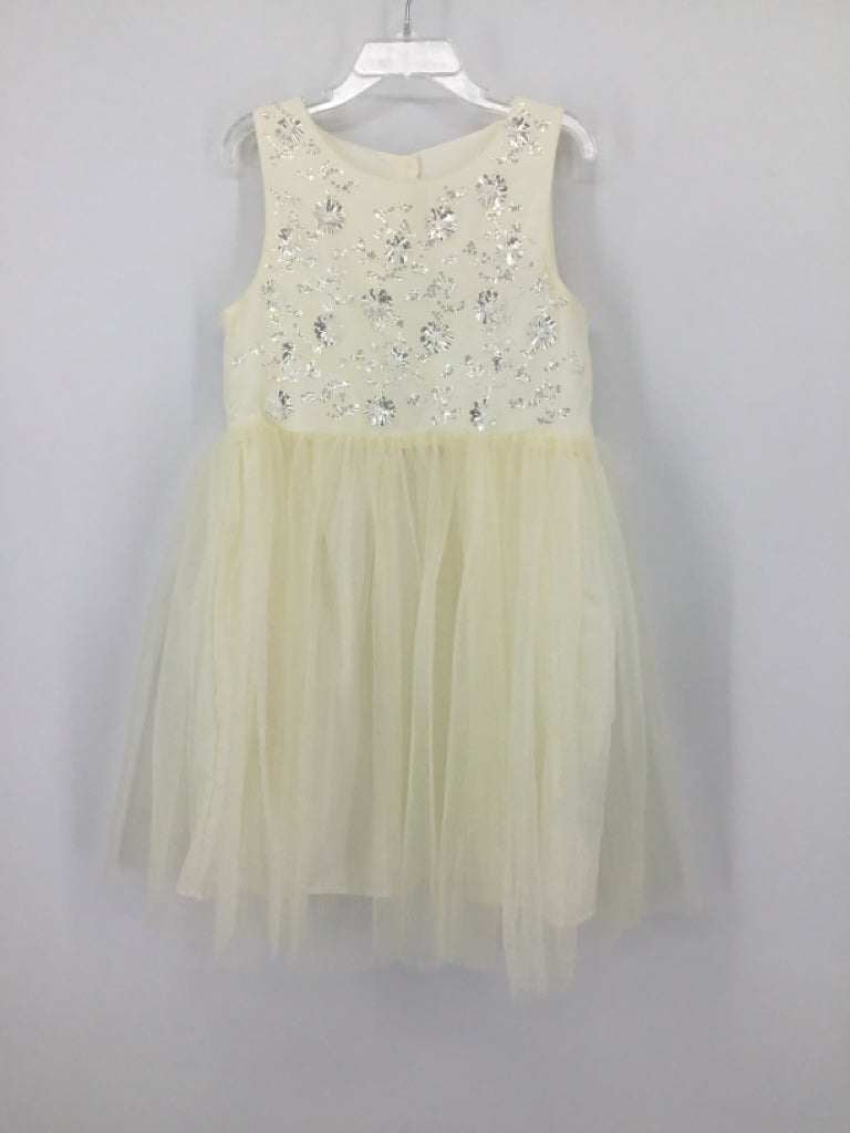 H & M Child Size 6 Cream Dress - girls