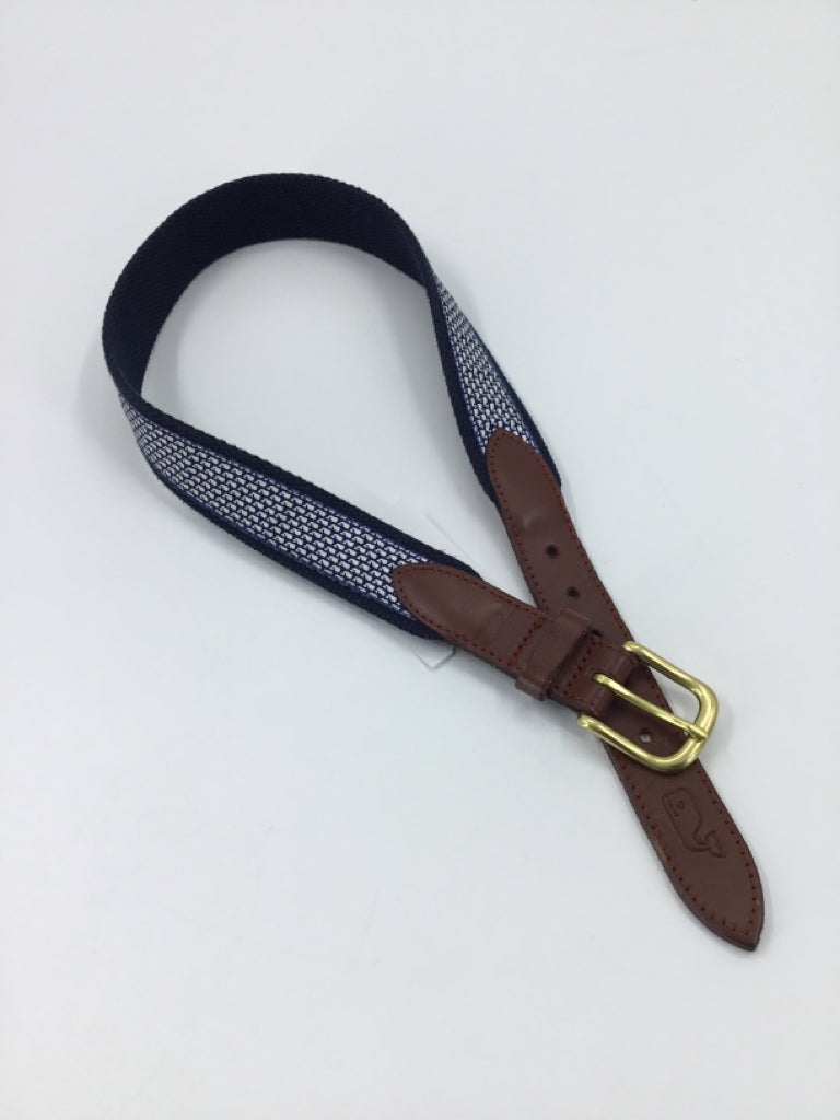 vineyard vines Child Size M Navy Belt
