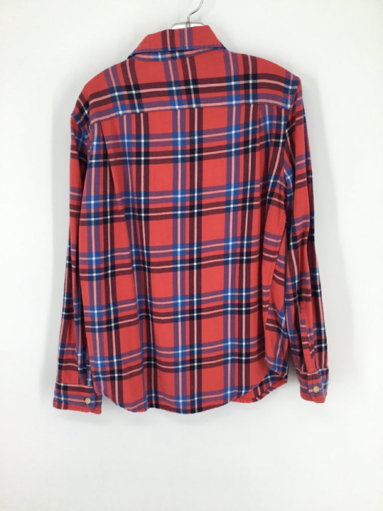 Ralph Lauren Child Size 7 Red Plaid Shirt - boys