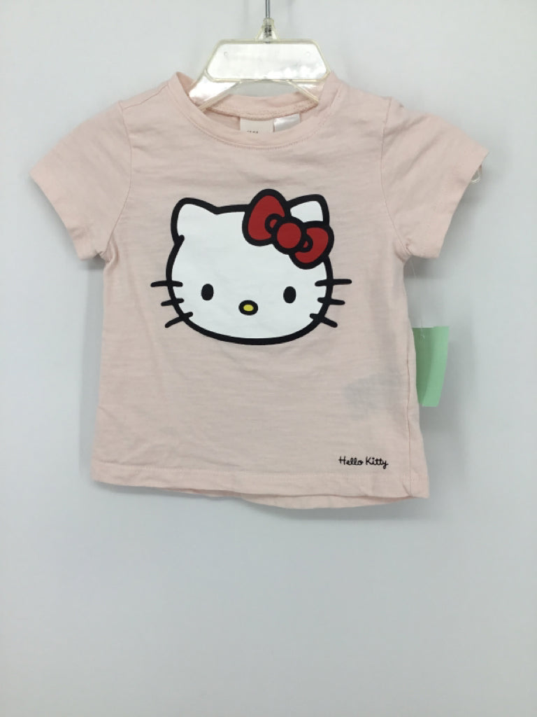 H & M Child Size 3-6 Months Pink T-shirt - girls