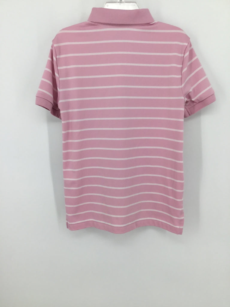 Ralph Lauren Child Size 5 Pink Stripe Shirt - boys