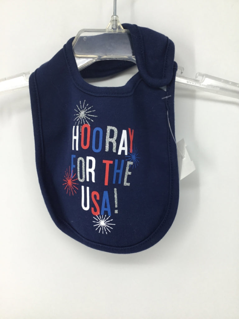 Carter's Child Size One Size Navy Stars & Stripes Bib