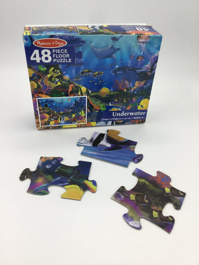 PuzzleMelissa & Doug Underwater Floor Puzzle - 48 pcs
