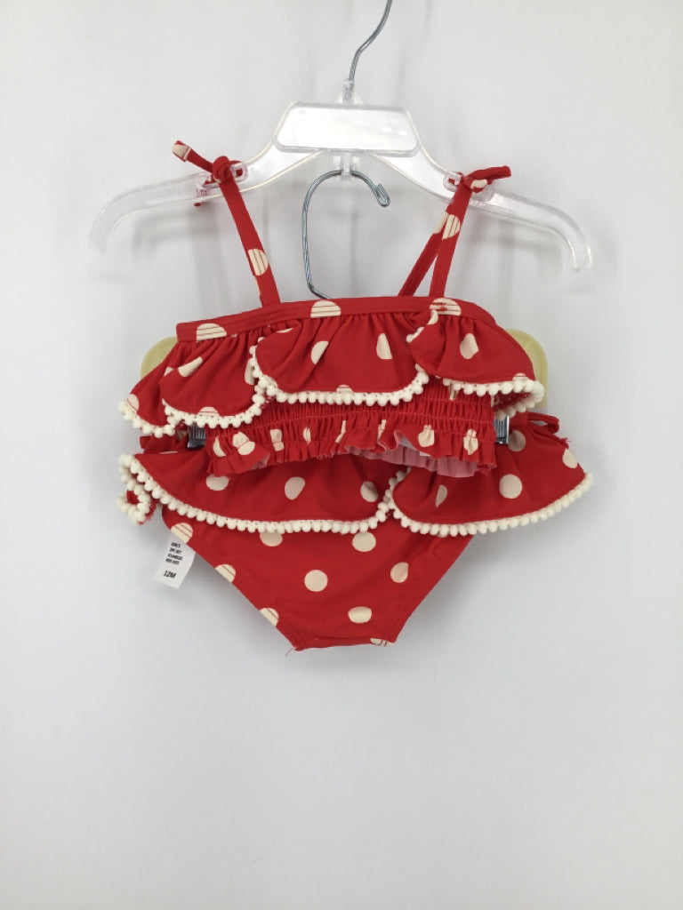 Jessica Simpson Child Size 12 Months Red Swimwear - girls