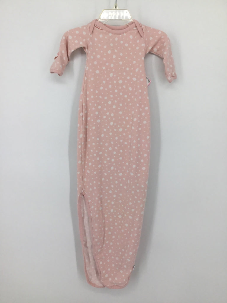 Ruffle Butts Child Size 0-3 Months Pink Sleepers