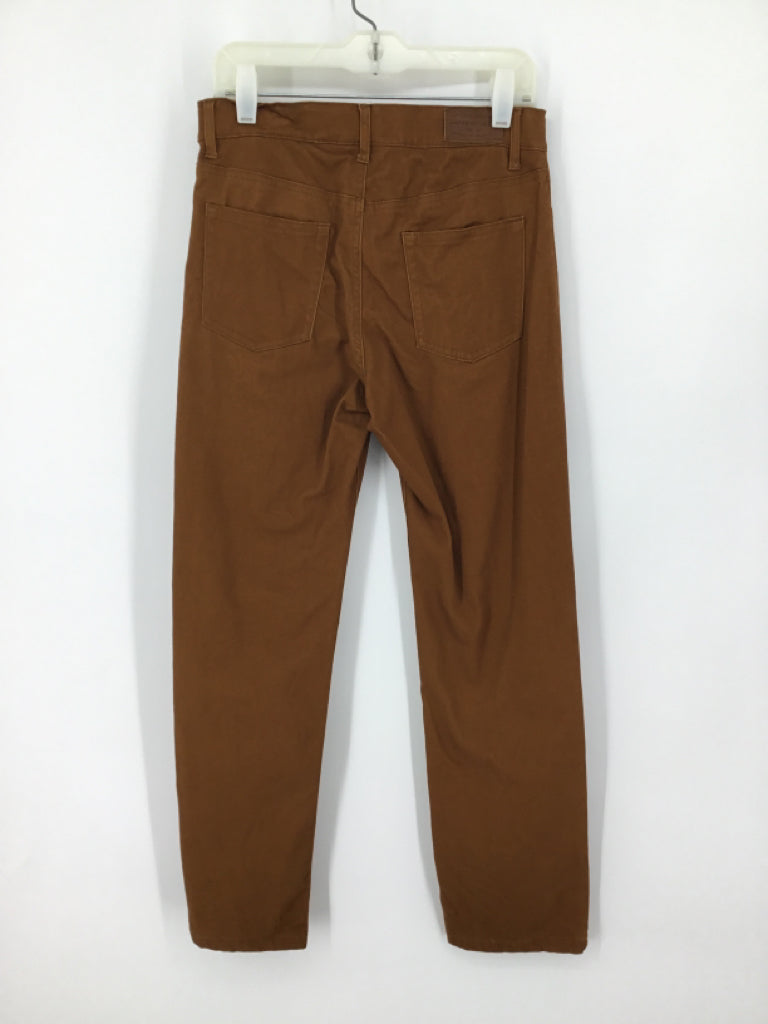 Janie and Jack Child Size 12 Brown Solid Pants - boys