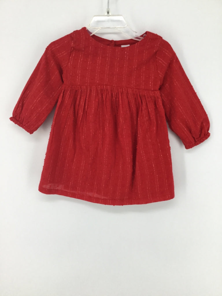 Old Navy Child Size 6-12 Months Red Dress - girls