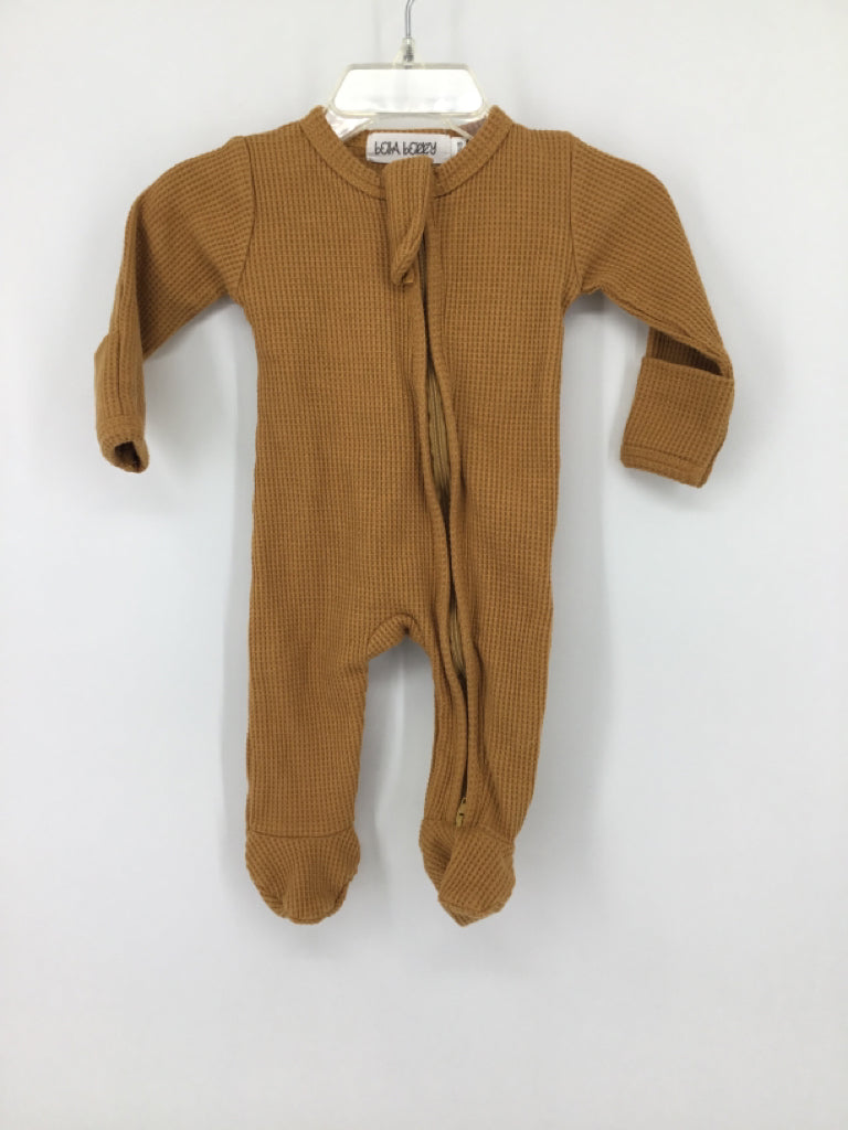Bella Berry Child Size Newborn Tan Sleepers