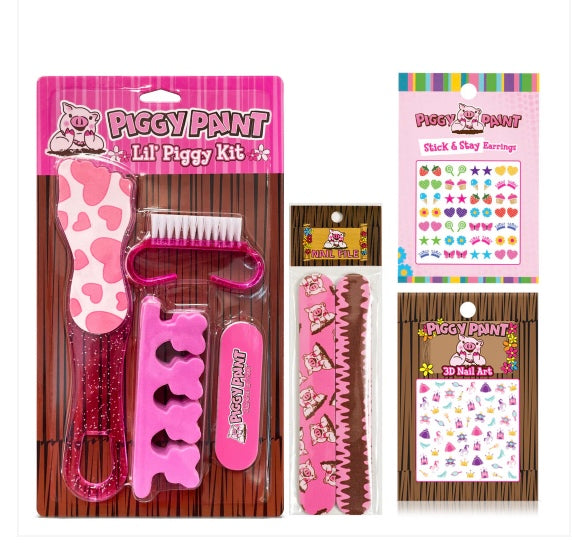 Piggy Paint - Accessorize Me Set (with Pedi Set, Nail Files & Nail Art)
