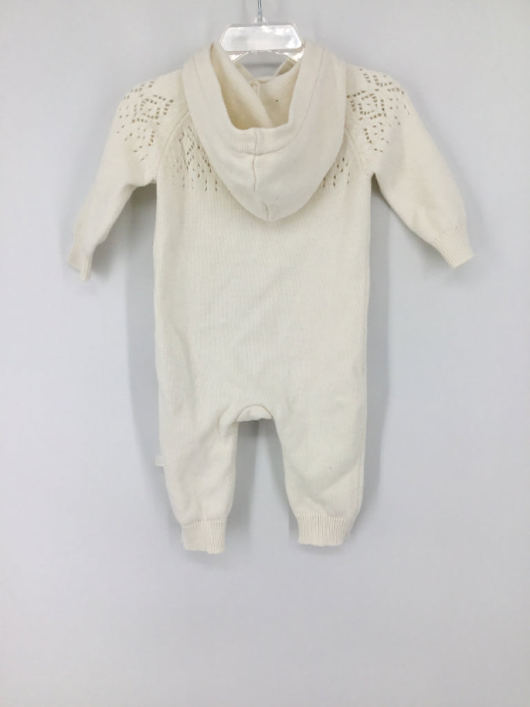 Little Planet Child Size 6 Months White Solid Outfit - boys