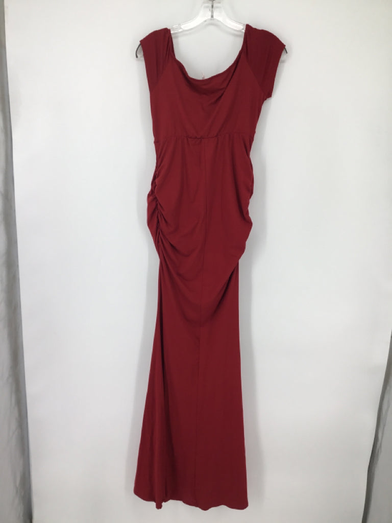 Pink Blush Size S Cotton Blend Dress - Maternity