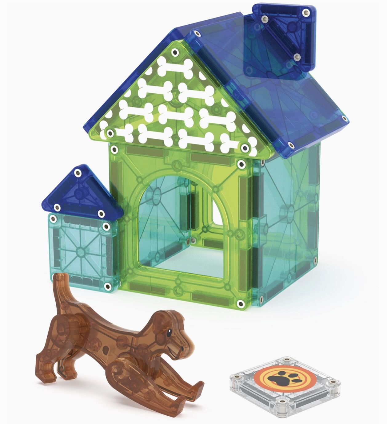 Magna-Tiles - Dog House (13 Piece Set)