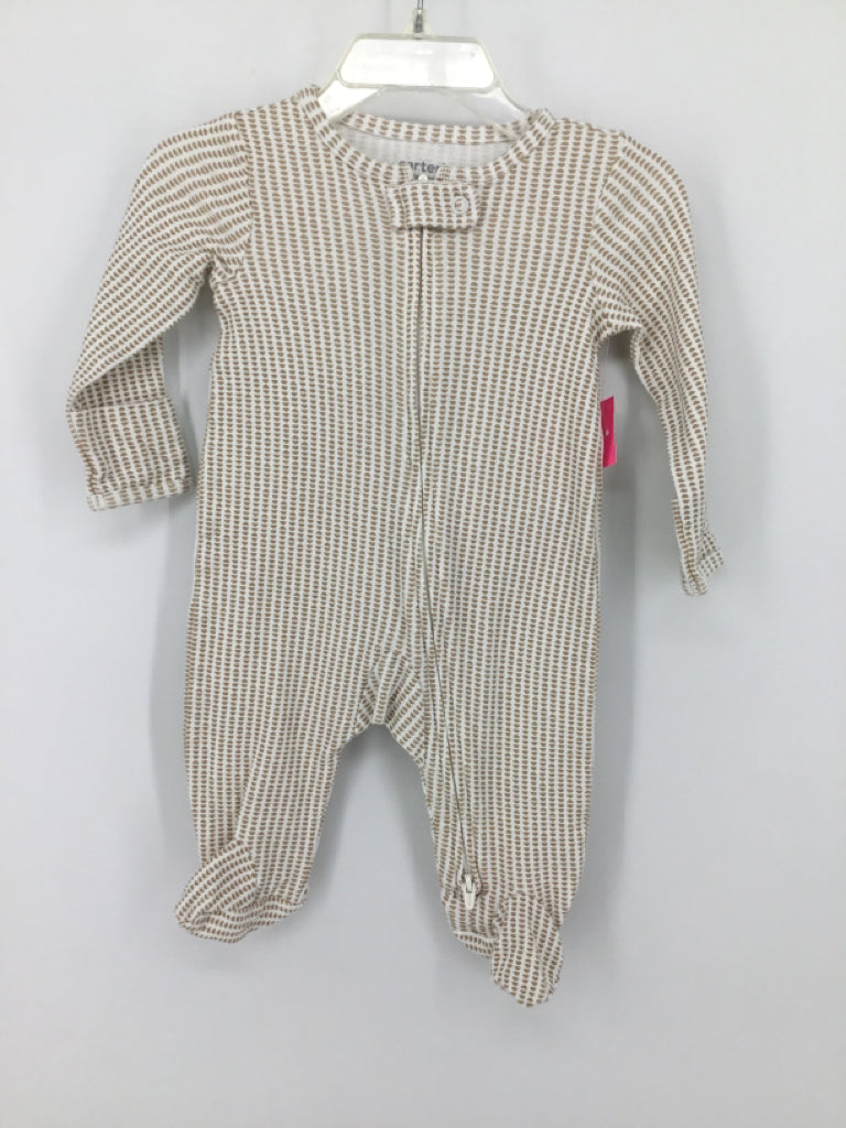 Child of Mine Child Size 0-3 Months Tan Sleepers