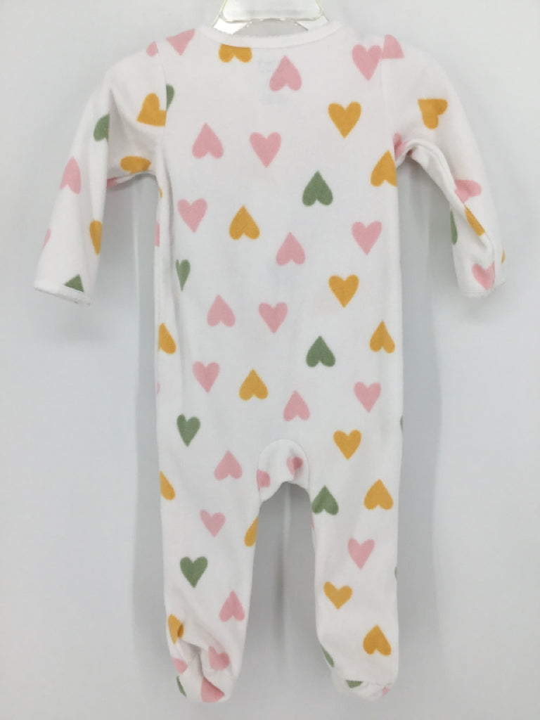 Child of Mine Child Size 6-9 Months White Sleepers