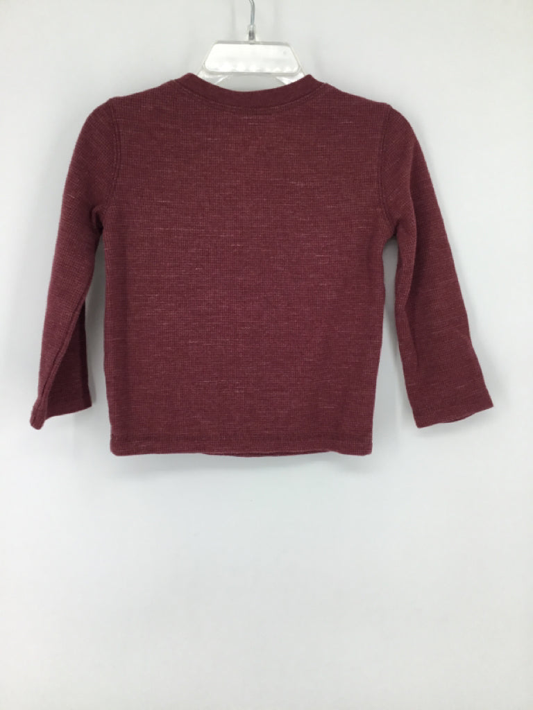 jumping beans Child Size 18 Months Burgundy Solid Shirt - boys