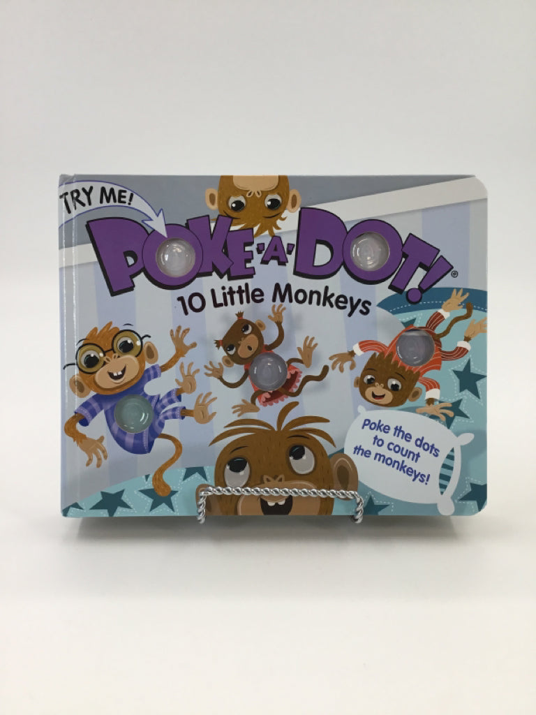 Poke-A-Dot 10 Little Monkeys Board Book