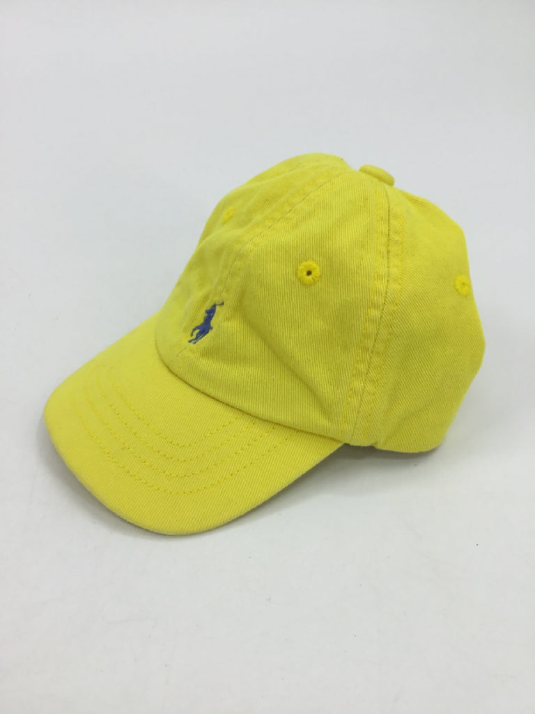 Ralph Lauren Child Size 3-9 Months Yellow Solid Hats - boys