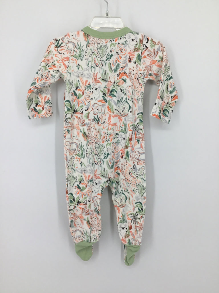 Finn & Emma Child Size 3-6 Months Green Sleepers