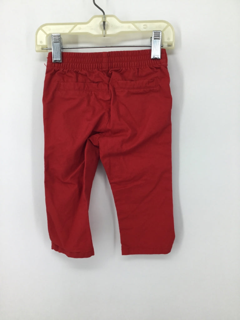 Old Navy Child Size 6-12 Months Red Solid Pants - boys