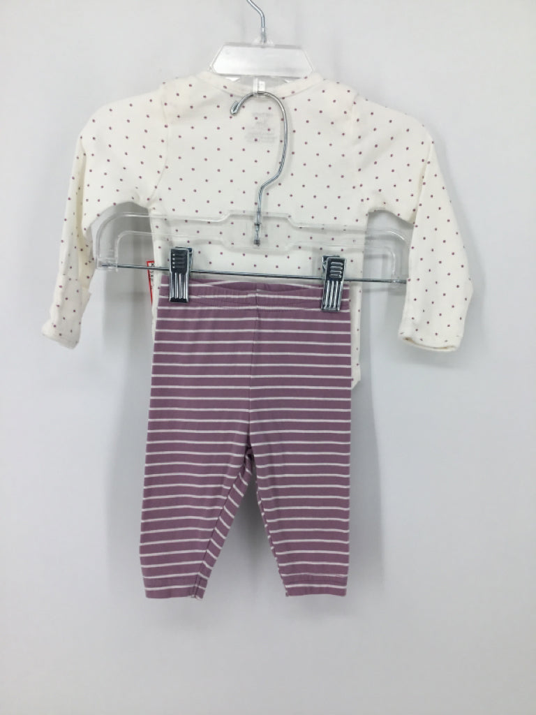 Carter's Child Size 3 Months Purple Outfit - girls