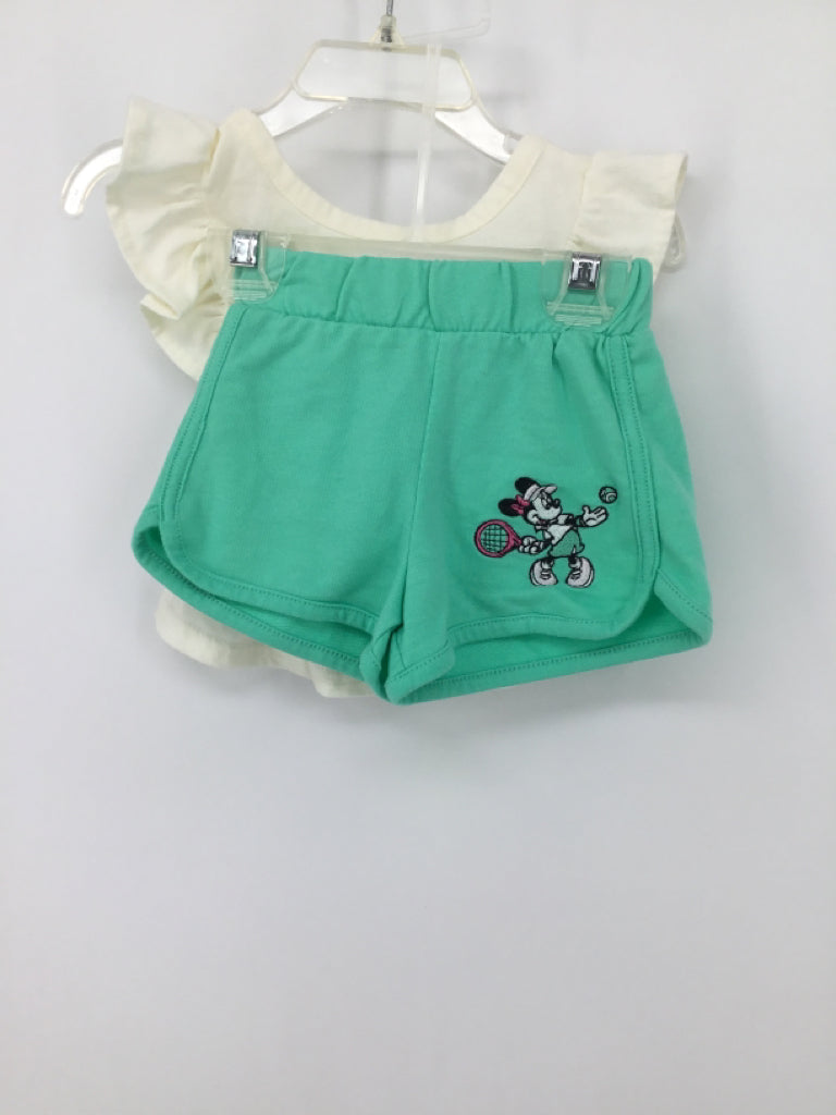 Disney Child Size 12 Months Green Outfit - girls