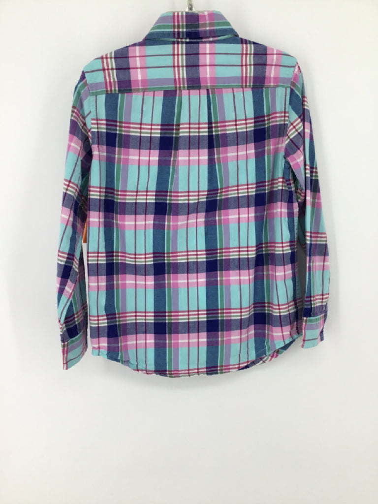 Janie and Jack Child Size 5 Multi-Color Plaid Shirt - boys