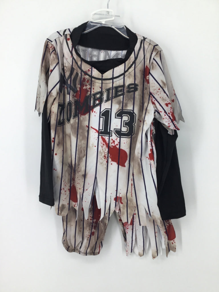 Spooktacular Creations Child Size 5 Black Baseball Zombie Halloween Costume