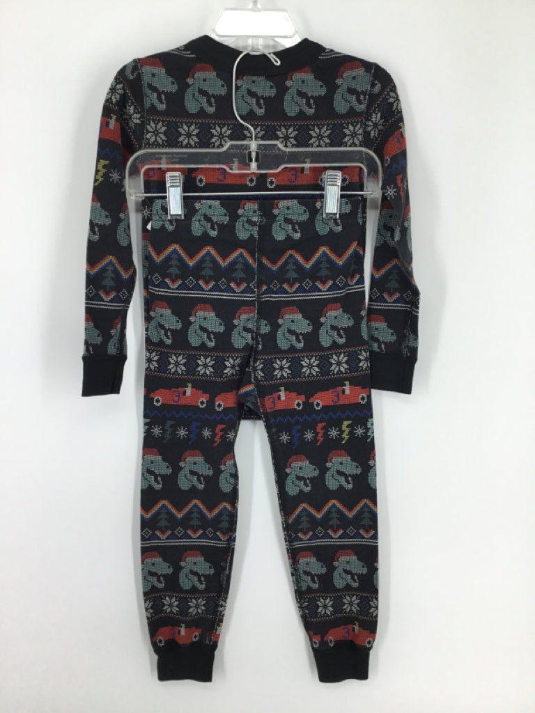 Hanna Andersson Child Size 4 Black Christmas Pajamas