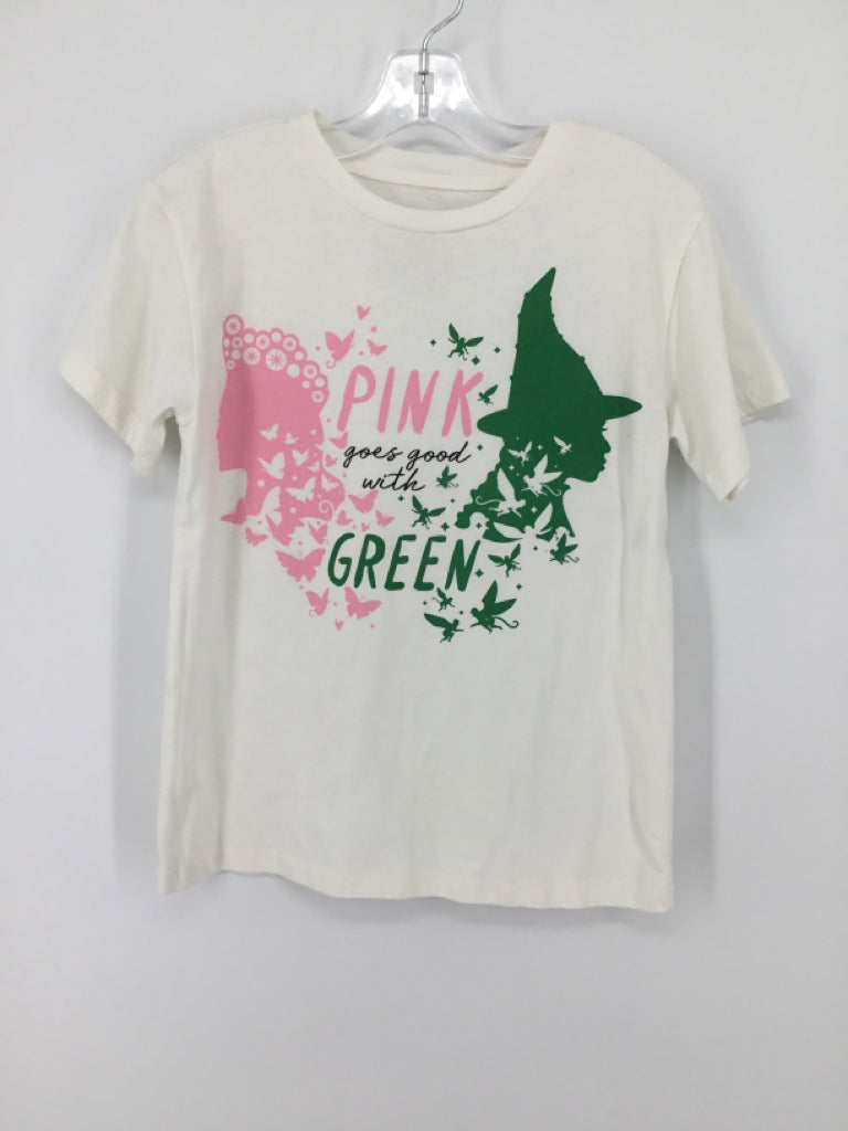 Wicked Child Size 8 White T-shirt - girls