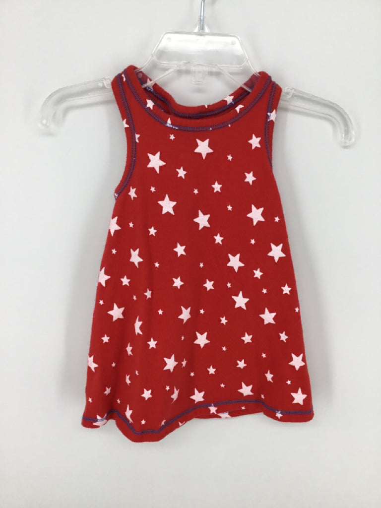 Cat & Jack Child Size 12 Months Red Stars & Stripes Dress