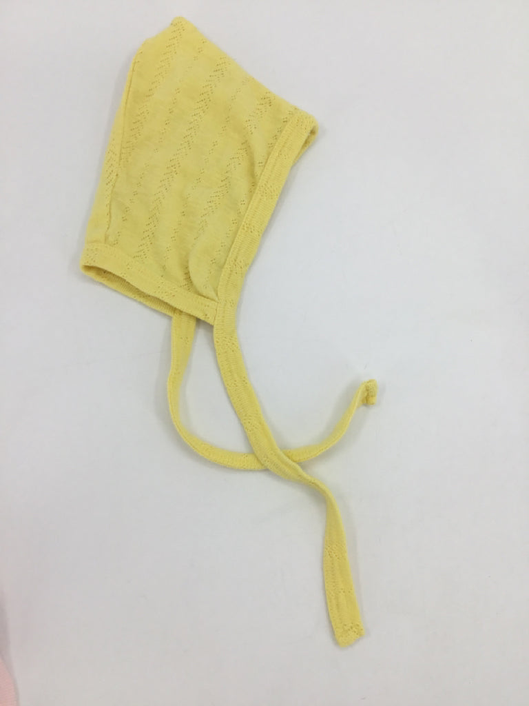 Kate Quinn Organics Child Size 3-6 Months Yellow Hats - girls