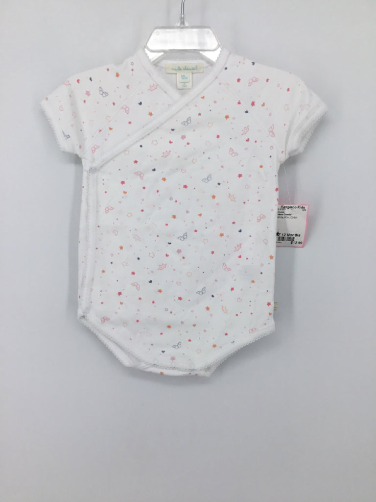 Marie Chantal Child Size 12 Months White Onesie