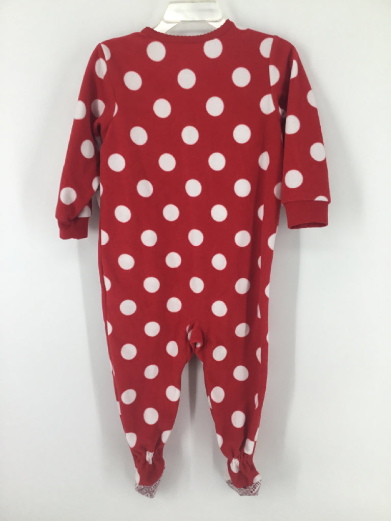 Just One You Made by Carters Child Size 18 Months Red Christmas Sleeper