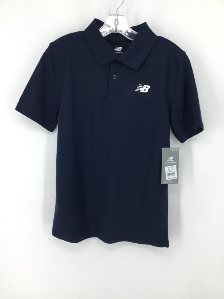 New Balance Child Size 10 Navy Solid Shirt - boys