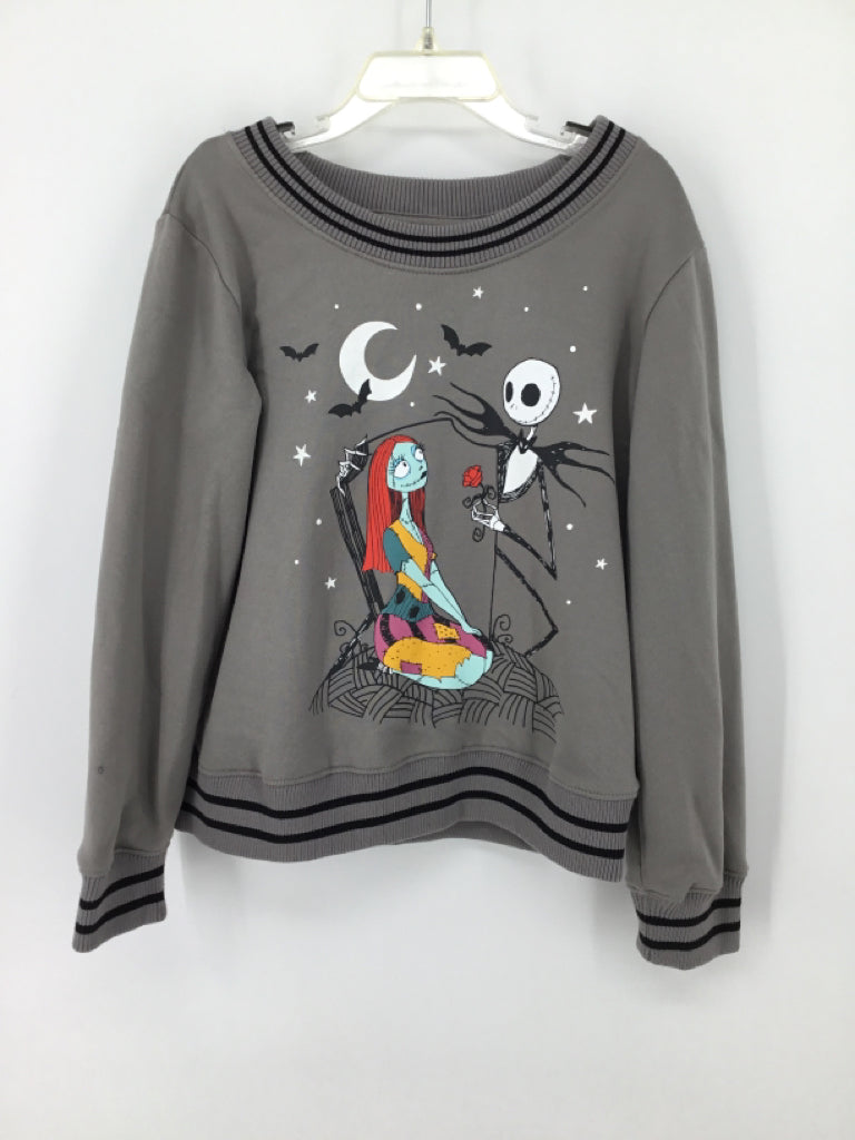 Disney Child Size 6 Gray Halloween Sweatshrit