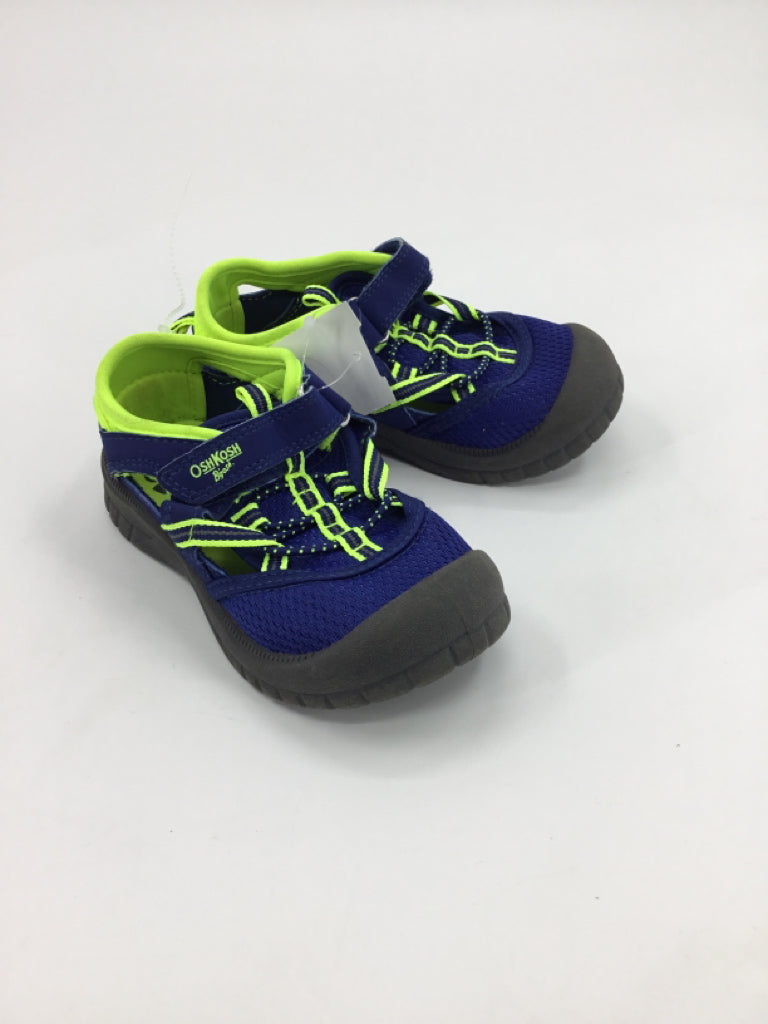 OshKosh B'gosh Child Size 8 Toddler Blue Sandals/Flip Flops