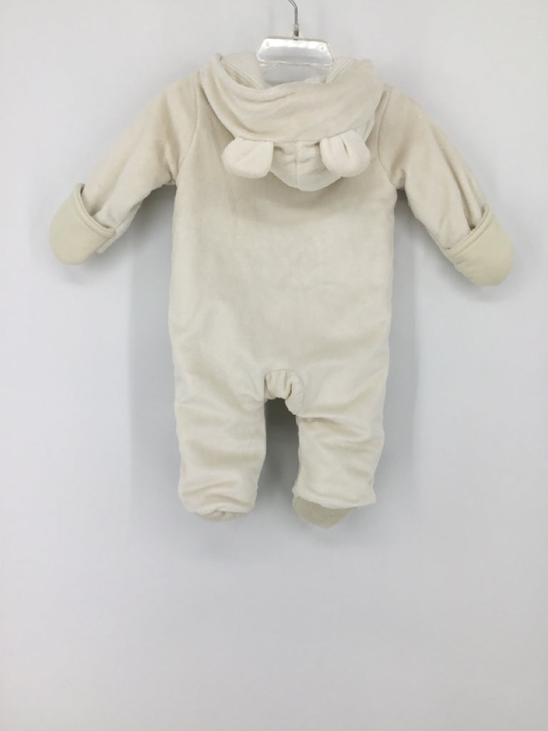 Just One You Made by Carters Child Size 3 Months White Solid Outerwear - boys