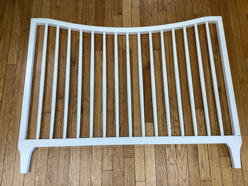 Pottery Barn Kids Dawson Scoop Convertible Crib with toddler bed conversion
